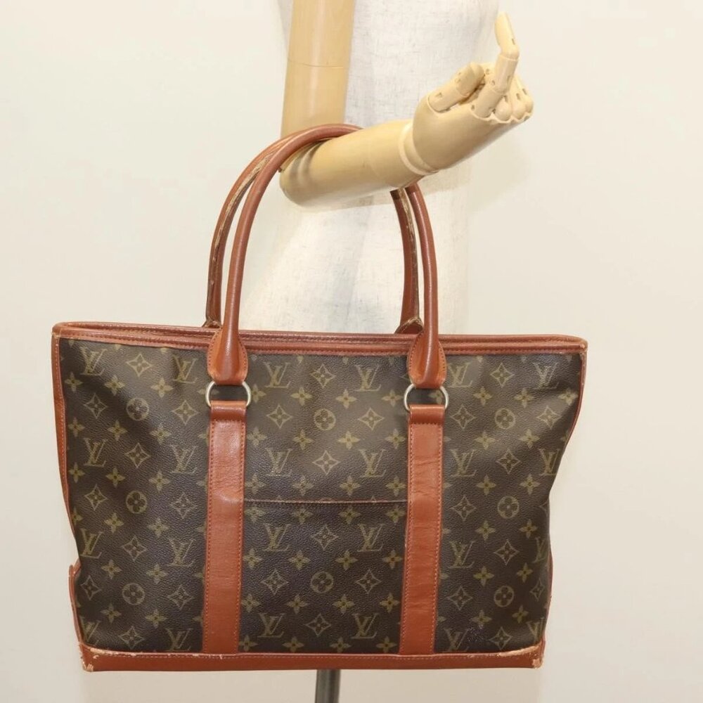 LOUIS VUITTON Monogram Sac Weekend PM Hand Bag